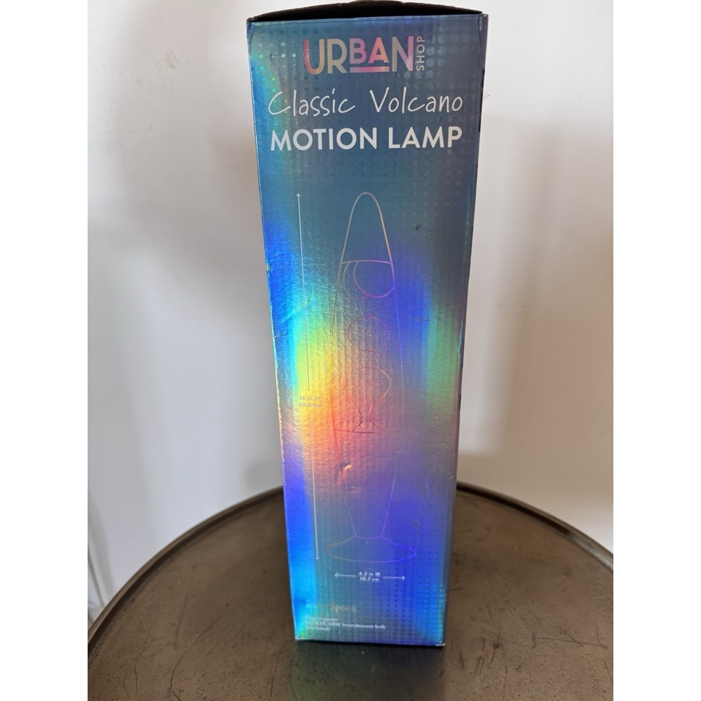 Urban Shop New Lava Lamp In Box Nib Motion Color Teens Kids Decor - Picture 2 of 6